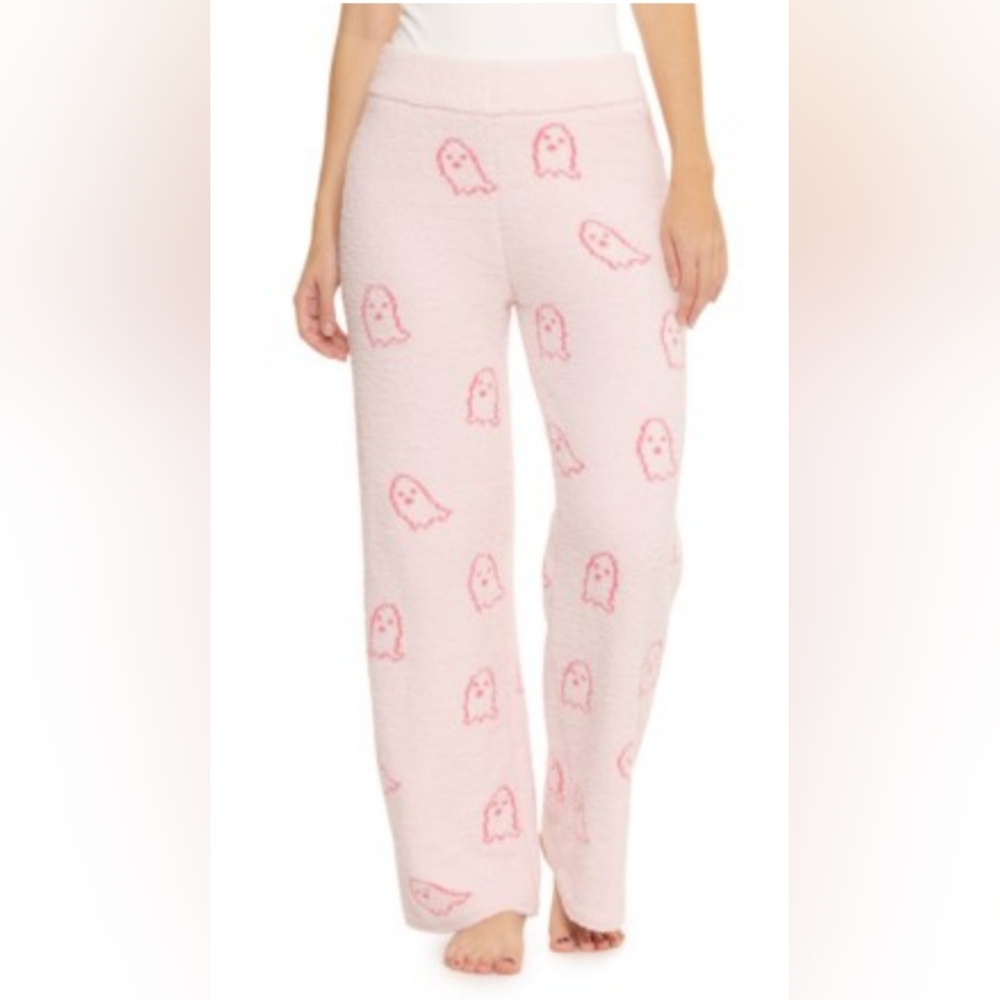 CUPCAKES & CASHMERE PINK GHOST Pajama Pants Size Small NWT Soft & Cozy